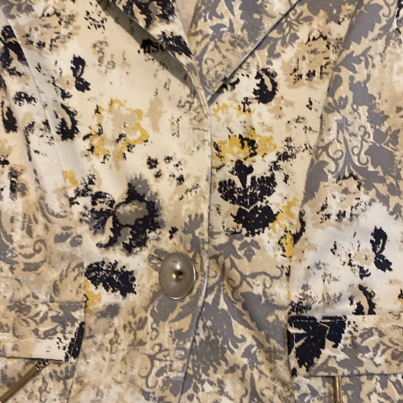 French Laundry by Neto Blazer size 12 vintage 97% cotton 3% Lycra - Picture 5 of 9